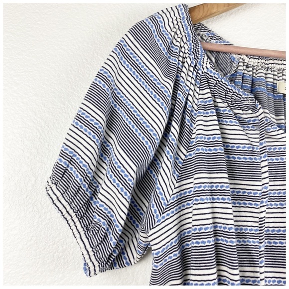 NWT Madewell Jacquard Keyhole Crop Top‎ in Stripe Size Small - Picture 8 of 13